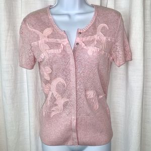 NWOT-kimchi & blue Laser Cut/Hand Stitch Cardigan!